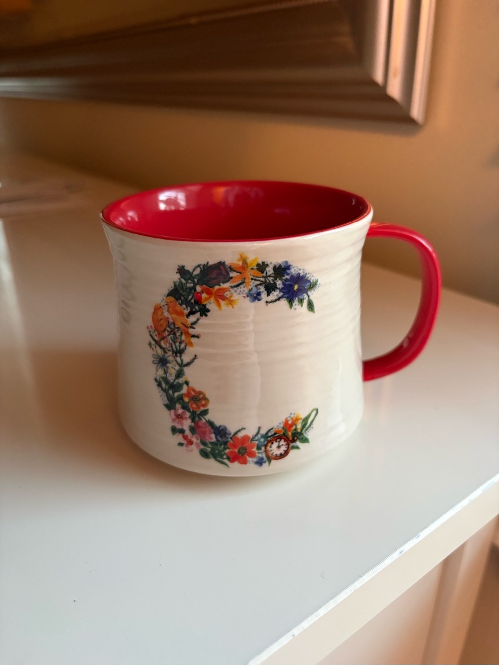Anthropologie C initial mug